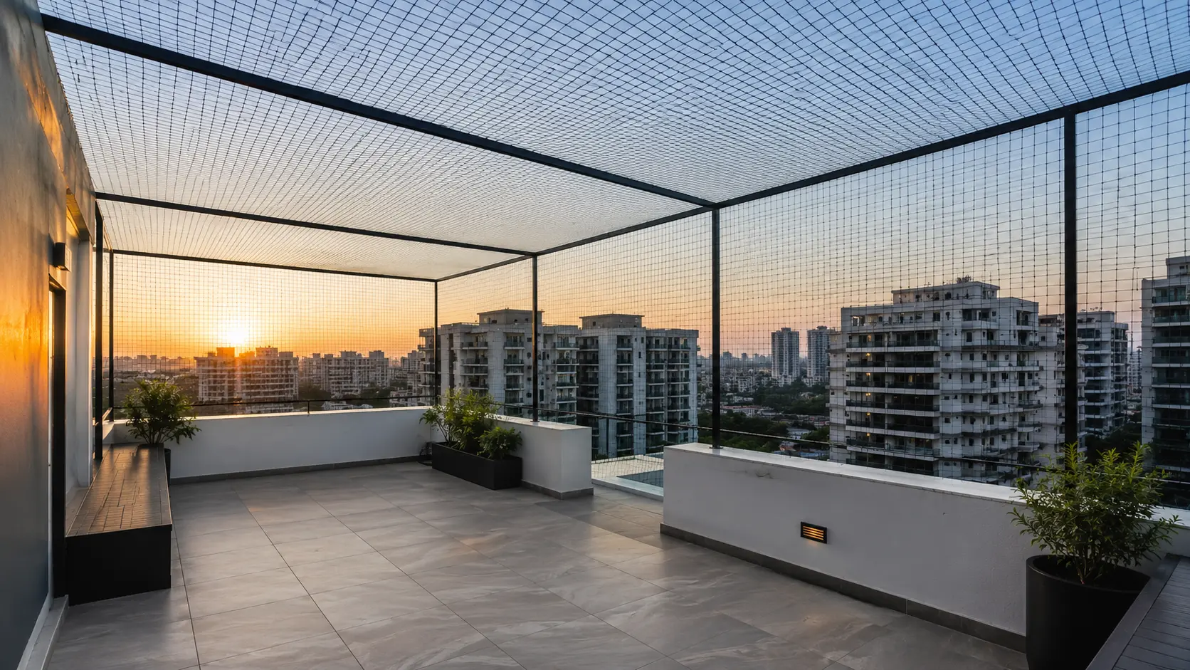 Terrace Safety Nets Installation in Bangalore